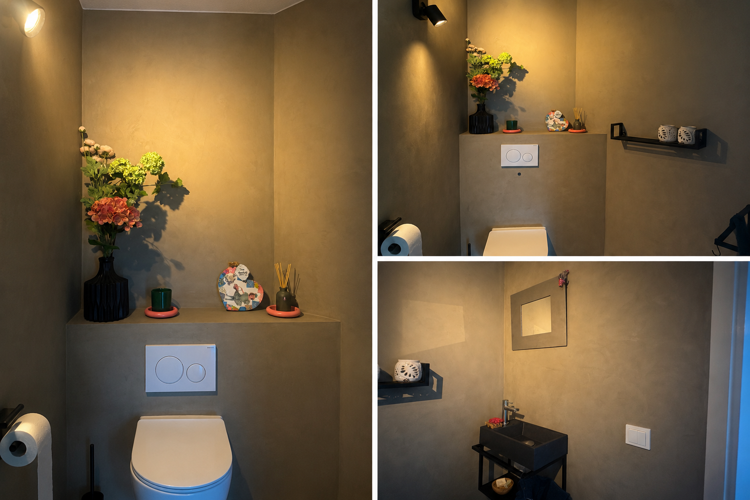 Toiletten Microcement toilet in Naaldwijk